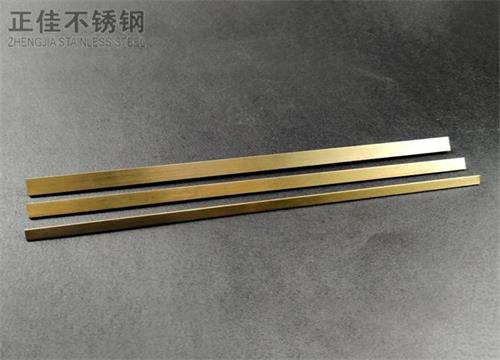 304钛金不锈钢矩形管2