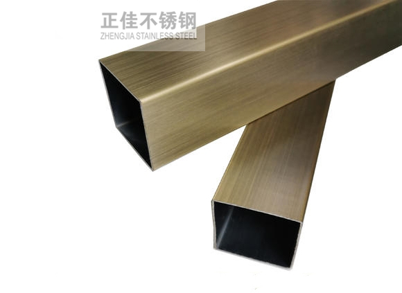 青古铜不锈钢装饰方管