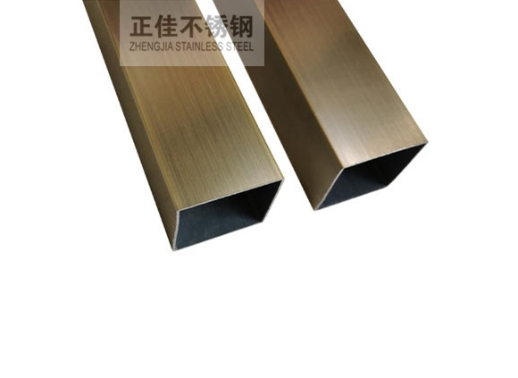 青古铜不锈钢装饰方管