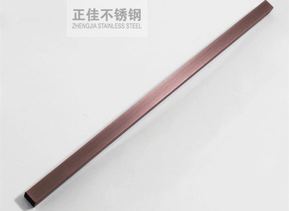 红古铜不锈钢装饰方管2